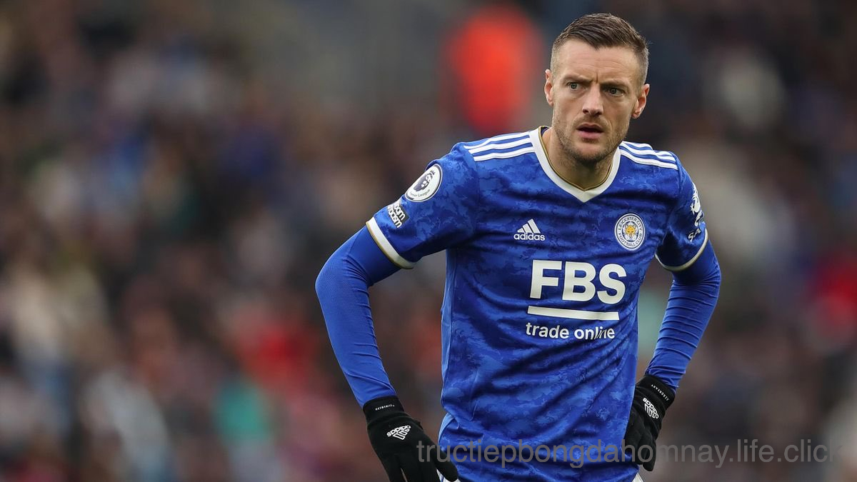 Tiền đạo Jamie Vardy không thể tin đội bóng của anh xuống hạng